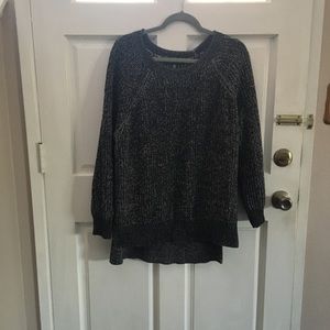 Ellen Tracy Knitted Black and White Sweater